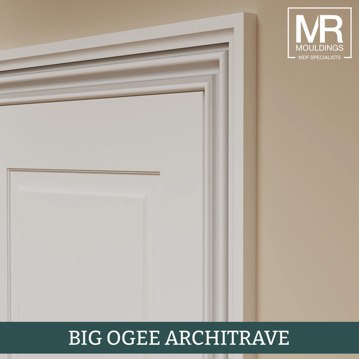 Big Ogee Fire Rated MDF Architrave-MR Mouldings Ltd
