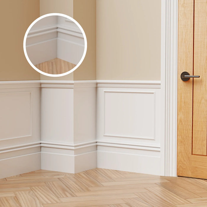 Traditional Bolection Fire Rated MDF Skirting Board-MR Mouldings Ltd