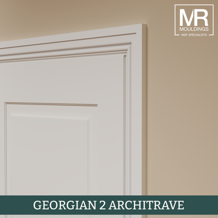 Georgian 2 Fire Rated MDF Architrave-MR Mouldings Ltd