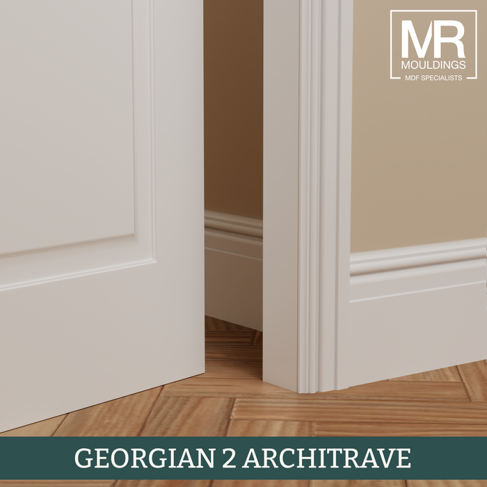Georgian 2 Fire Rated MDF Architrave-MR Mouldings Ltd
