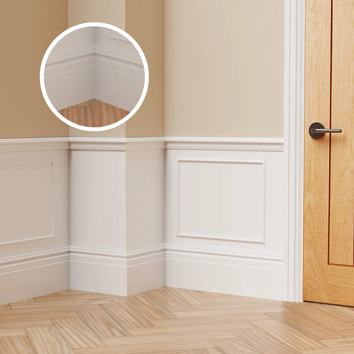 Georgian 2 Fire Rated MDF Skirting Board-MR Mouldings Ltd