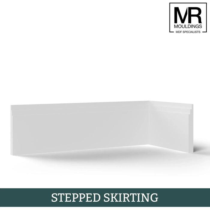 Stepped Fire Rated MDF Skirting Board-MR Mouldings Ltd