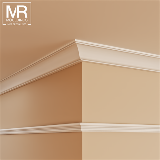 Ogee Fire Rated MDF Cornice Coving-MR Mouldings Ltd