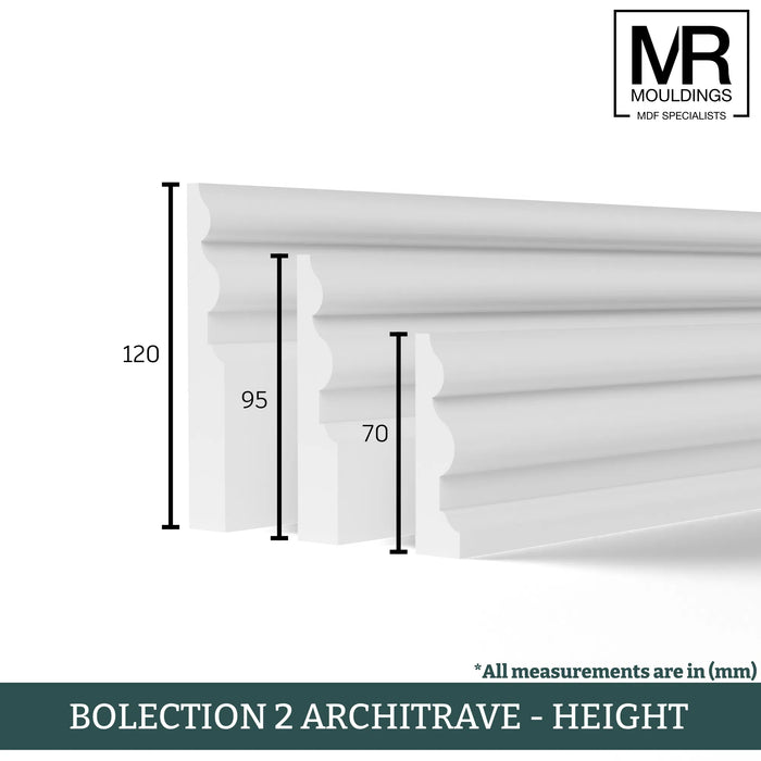 Bolection 2 Fire Rated MDF Architrave-MR Mouldings Ltd