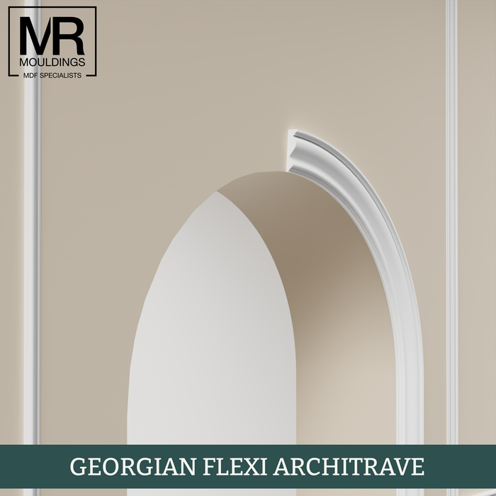 Georgian Flexible MDF Architrave Board-MR Mouldings Ltd