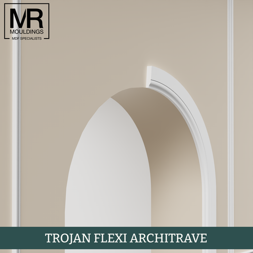 Trojan Flexible MDF Architrave Board-MR Mouldings Ltd