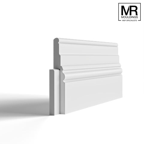 Big Bolection MDF Skirting Cover Board-MR Mouldings Ltd