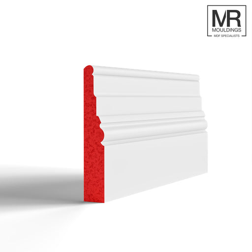 Big Stepped Fire Rated MDF Skirting Board-MR Mouldings Ltd