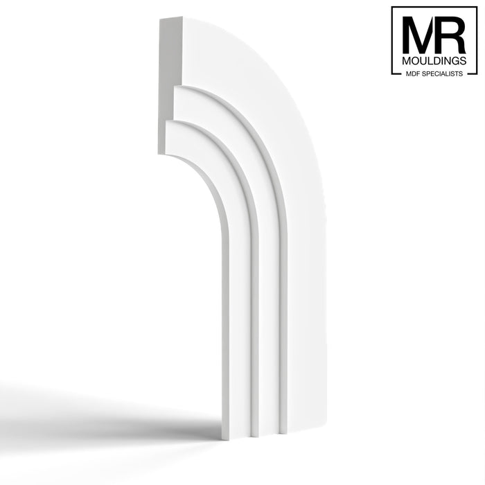 Big Stepped Flexible MDF Architrave Board-MR Mouldings Ltd