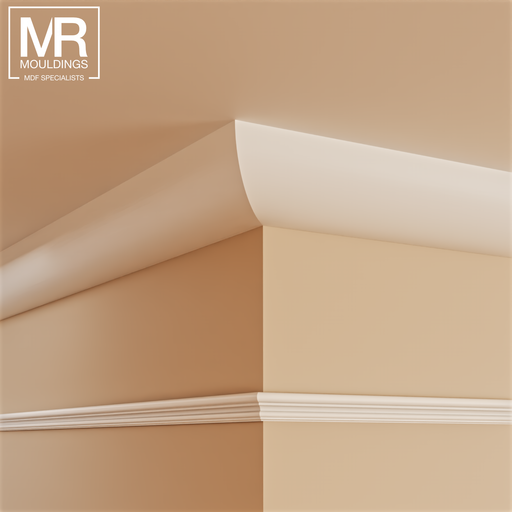 Bullnose Fire Rated MDF Cornice Coving-MR Mouldings Ltd