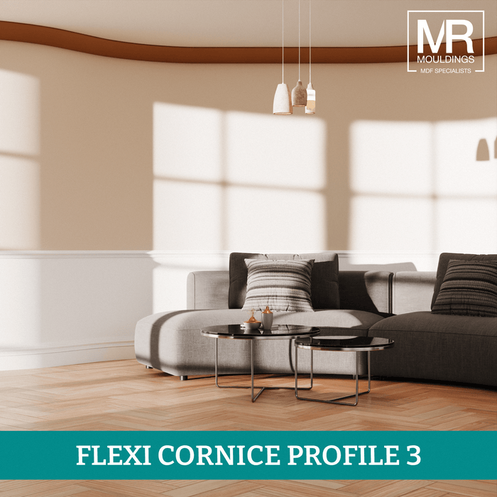 Bullnose Flexible MDF Cornice Coving-MR Mouldings Ltd