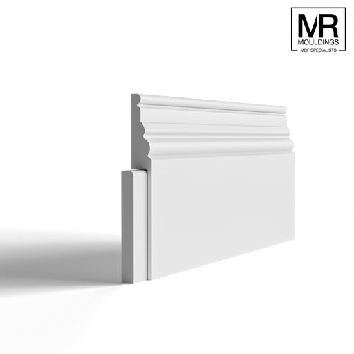 Mini Bolection MDF Skirting Cover Board-MR Mouldings Ltd