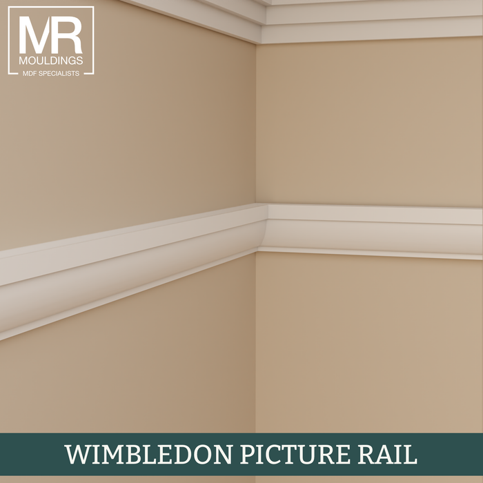 Ovolo Fire Rated MDF Picture Rail-MR Mouldings Ltd