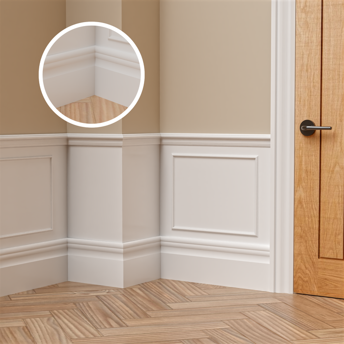 Classic Fire Rated MDF Skirting Board-MR Mouldings Ltd