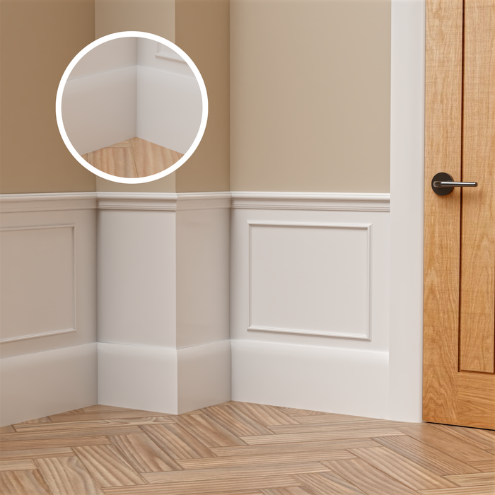 Bullnose 2 Fire Rated MDF Skirting Board-MR Mouldings Ltd