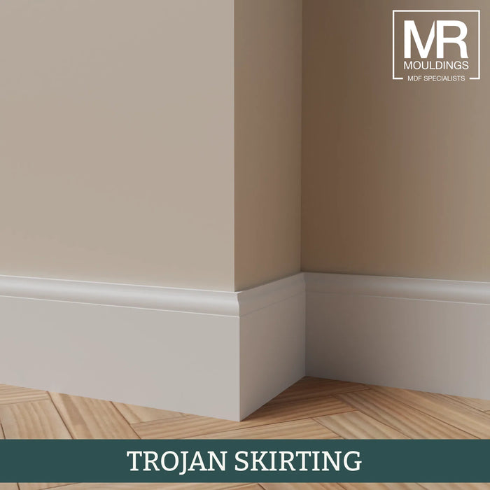 Trojan Fire Rated MDF Skirting Board-MR Mouldings Ltd