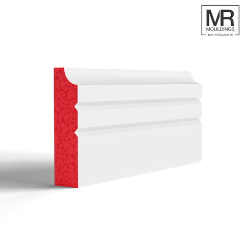 Scallop and 2x V Groove Fire Rated MDF Architrave-MR Mouldings Ltd