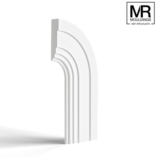 Big Stepped 1 Flexible MDF Architrave Board-MR Mouldings Ltd