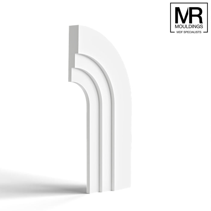 Stepped Flexible MDF Architrave Board-MR Mouldings Ltd
