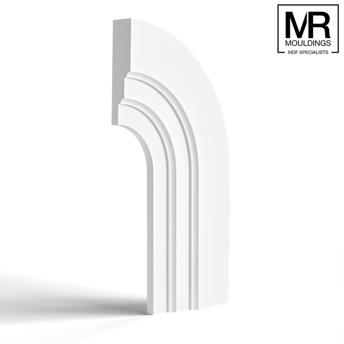 Big Stepped 3 Flexible MDF Architrave Board-MR Mouldings Ltd