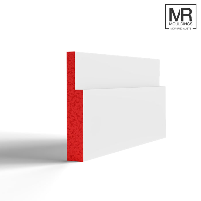 Big Stepped 2 Fire Rated MDF Skirting Board-MR Mouldings Ltd