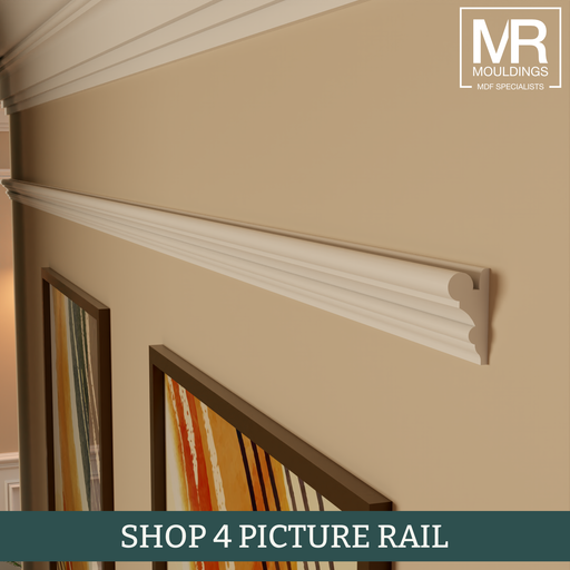 Bolection Fire Rated MDF Picture Rail-MR Mouldings Ltd