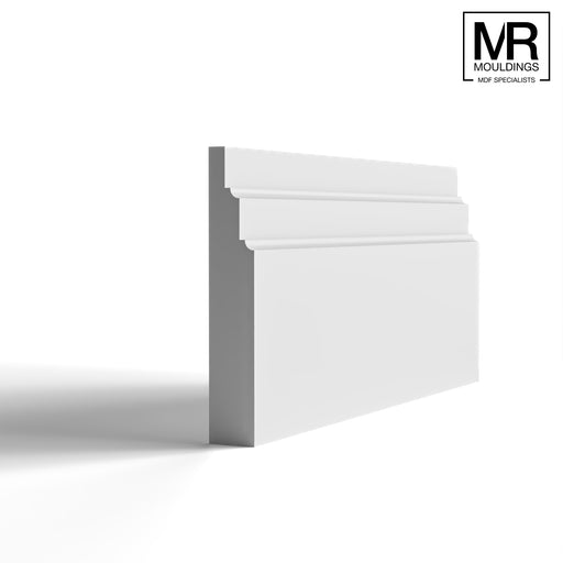 Big Stepped 3 MDF Skirting Board-MR Mouldings Ltd