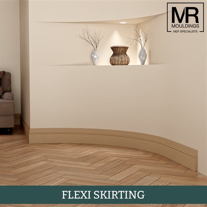 Antique MDF Flexible Skirting Board-MR Mouldings Ltd
