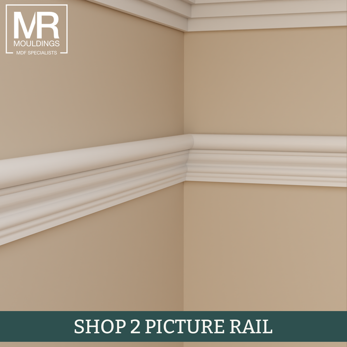 Torus Fire Rated MDF Picture Rail-MR Mouldings Ltd