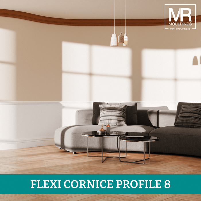 Georgian Flexible MDF Cornice Coving-MR Mouldings Ltd