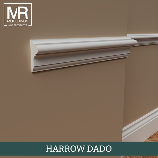 Harrow Fire Rated MDF Dado Rail-MR Mouldings Ltd