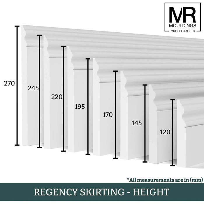 Regency Fire Rated MDF Skirting Board-MR Mouldings Ltd