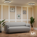 6mm Square Strips Wall Panel Kit-MR Mouldings Ltd