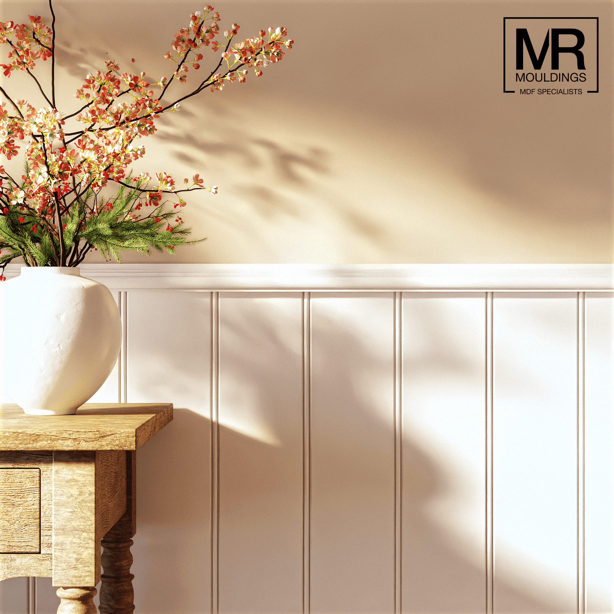 Astragal MDF Rebated Dado Trim | Perfect Wall Finish