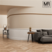 Ogee Flexible MDF Picture Rail Mould-MR Mouldings Ltd