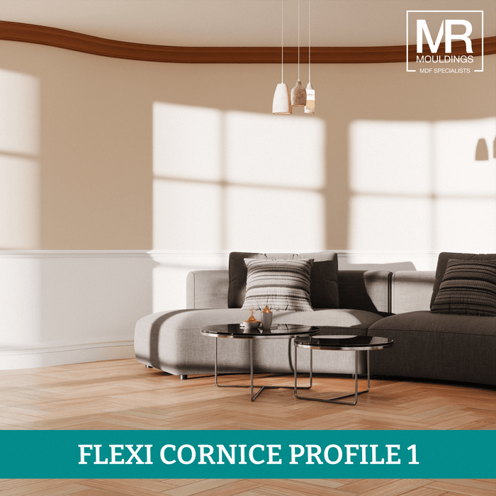 Regency Flexible MDF Cornice Coving-MR Mouldings Ltd