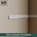 The Aldwark Victorian Tulip Dado Rail-MR Mouldings Ltd