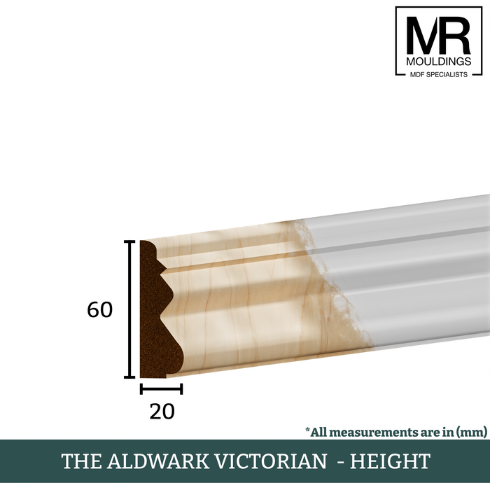 The Aldwark Victorian Tulip Dado Rail-MR Mouldings Ltd