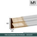 The Aldwark Victorian Tulip Dado Rail-MR Mouldings Ltd