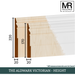 The Aldwark Victorian Tulip Skirting Board-MR Mouldings Ltd
