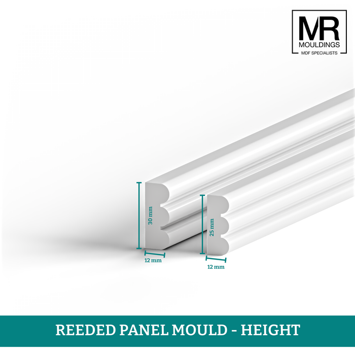 Reeded MDF Panel Mould-MR Mouldings Ltd