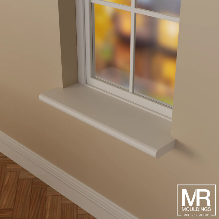 Bullnose MDF Window Board-MR Mouldings Ltd