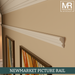 Ogee MDF Picture Rail-MR Mouldings Ltd