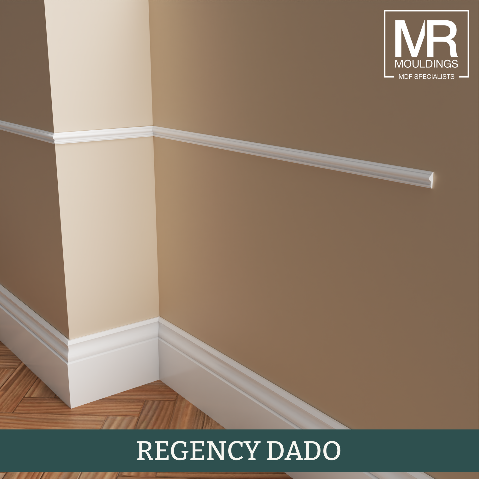 Regency FR MDF Dado Rail | Euroclass B Fire Rated