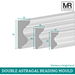 Double Astragal MDF Beading Moulding-MR Mouldings Ltd