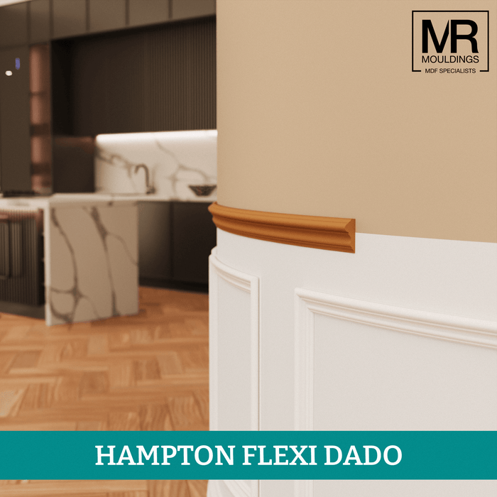 Hampton Flexible MDF Dado Mould-MR Mouldings Ltd