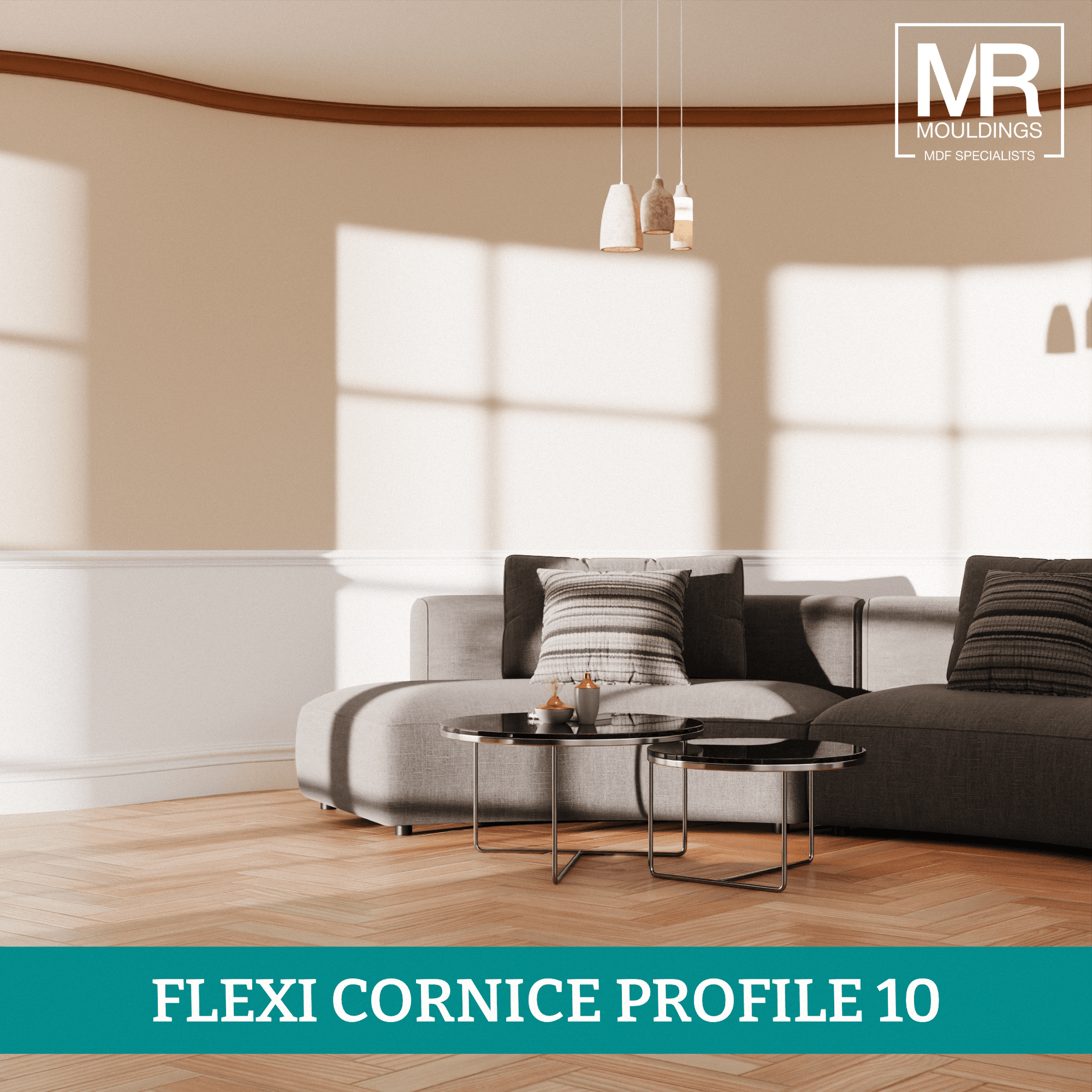 Westbury MDF Flexible Cornice Coving | Refined Traditional Style
