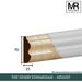The Denby Edwardian Tulip Dado Rail-MR Mouldings Ltd