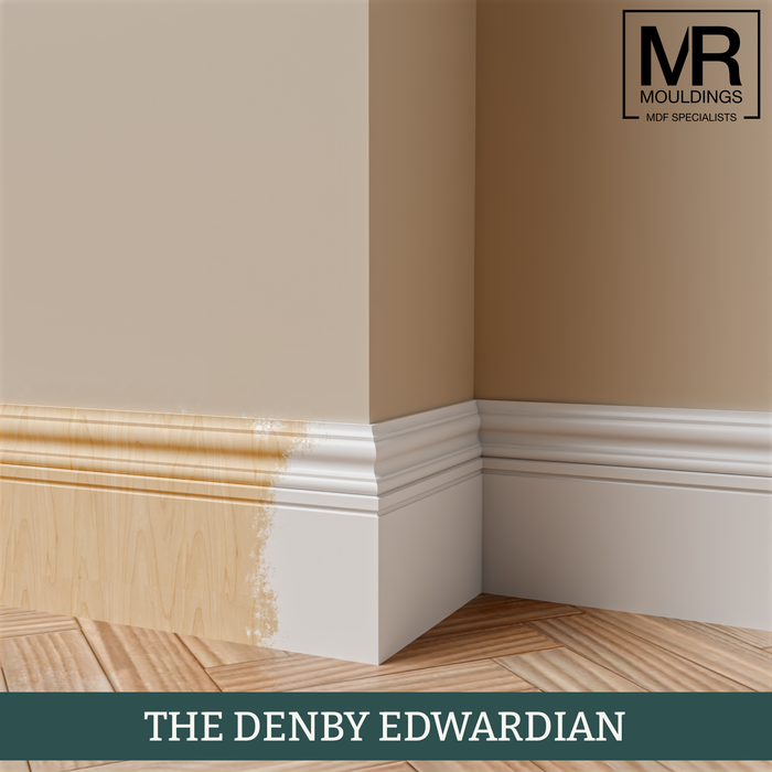 The Denby Edwardian Tulip Skirting Board-MR Mouldings Ltd