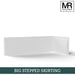 Big Stepped MDF Skirting Board-MR Mouldings Ltd